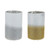 Glitter Ombre Candle Pot 2 Asstd