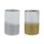 Glitter Ombre Candle Pot 2 Asstd