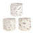 Faux Fur Printed Pot Lrg Assorted White