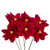 Poinsettia Picks Red X6bag