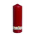 Bolsius Pillar candle Wine Red, single in cello (300 mm x 98 mm)