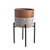 Terracotta Style Planter on Legs Flower Design Large