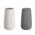 Dakota Face Sand Finish Ceramic Vase 20.5cm 2 Assorted 
