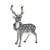 Deer With Spots Grey 46Cm