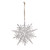 Metal Snowflake Hanging Dec 16Cm