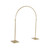 Wedding Cake Arch Gold H70cm x W60cm