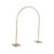 Wedding Cake Arch Gold H70cm x W60cm