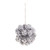Frosted Cone Hanging Dec 12Cm Wdl