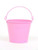 Bucket Zinc Lt Pink 9.5Cm High