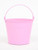 Bucket Zinc L Pink 15Cm High