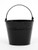 Bucket Zinc Black 15Cm High