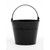Bucket Zinc Black 15Cm High