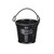 Bucket Zinc Black 5.5Cm High