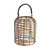 Wooden Lantern 27cm  with glass