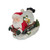 Santa and Sleigh snowglobe with Music 22cm