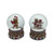  Gingerbread Snow Globe 2 assorted designs 65mm