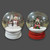 Snow Globe Santa Snowman 2 Assorted 21cm LED Light (Batteries Not Included)