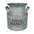 Milk Churn with Black Print