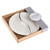 Cucina Round Plates White X2