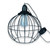 Hanging Metal Solar Lantern Black 30cm