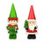 Elf & Santa Resin Ornaments LED 2 Asst 40.5-41cm