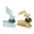 Sitting Reindeer in Resin 2 Assorted Wood effect or White 26-31cm