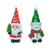 Santa or Snowman with Light up Hats 2 Assorted Designs 25-26cm
