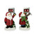 Santa or Snowman in Resin with countdown 2 Assorted 22cm