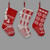 Kniited Stocked Red and White 3 Asst designs 53x1.5x29cm