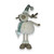 Long legged Reindeer holding heart sage green 89cm