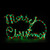 Merry Christmas sign mulit coloured 103cm