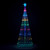 LED Pyramid cone Tree mulit coloured 1.8m