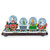 45mm Train with Santa & 3 Carriages