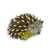 Hedgehog holding yellow flowers 21x16x12cm