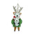 Deer Hanging decoration H14.5xW5xD5cm