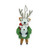 Deer Hanging decoration H14.5xW5xD5cm