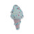 Hanging ice cream dec with sprinkles and pink cone H15xW8xD8cm