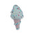 Hanging ice cream dec with sprinkles and pink cone 6x6x15cm