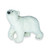 Polar bear standing looking up 65x35x53cm