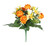 Pembroke Leafy Rose and Orchid Bunch - Orange