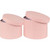 Set of 2 Hatboxes - Pink - No Liner