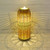 Wicker effect tall water feature light brown 65cm (Outdoor use)