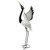 Large Crane with wings 1m