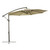 3m Parasol 2 Assorted Colours Grey or Taupe H:2.8m