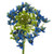 24" Onion Flower Spray Blue