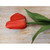 28" Tulip W/Leaves Red