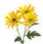 42cm Gerbera Spray x3 Yellow