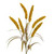 84cm Dracena w/Grass Spray Yellow