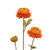 70cm Mum Spray x 3 Orange