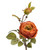 60cm Rose Spray Orange
